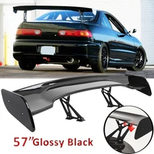 For Acura Integra Glossy Black 57" Rear Spoiler Wing Truck GT Style+