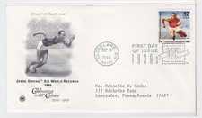 TurtlesTradingPost-  Century- Jesse Owens, Olympics 1930s #3185j 1998 FDC- PSC