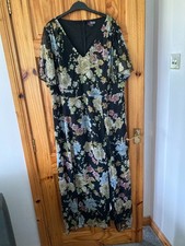 Worn once "Lovedrobe" Fully Lined Maxi Style Patterned Dress Size 20
