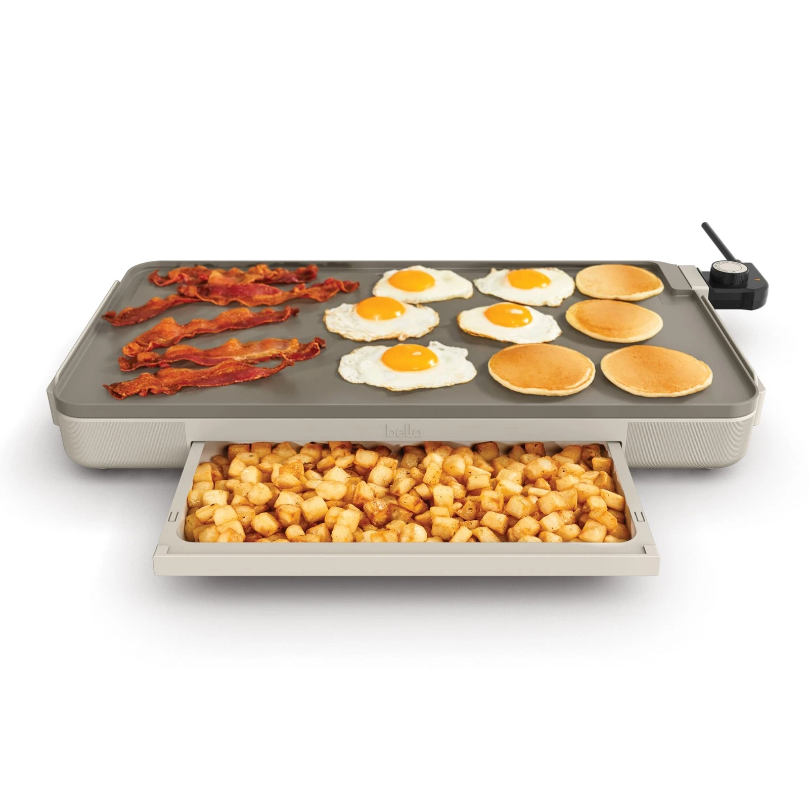 BELLA 12" X 22" ELECTRIC GRIDDLE WARMING TRAY EVERGOOD CERAMIC 35115-016A
Opens in a new window or t
