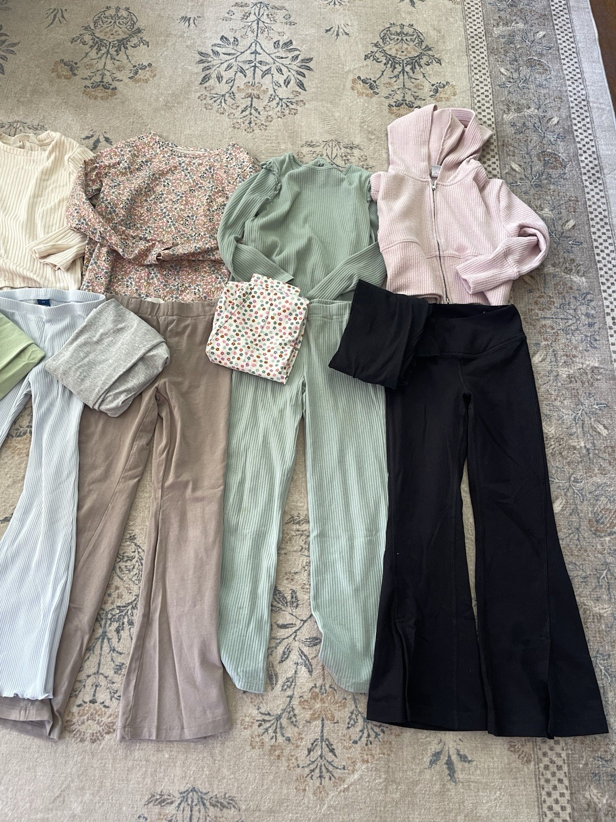 Lot Of Girls Fall Clothes 18 pieces - Girls Size Small 6/7 - H&M Old Navy Target image 5