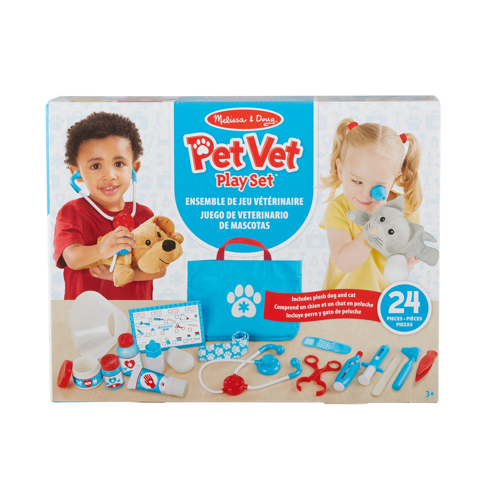Coffret Vétérinaire Melissa And Doug pour rassurer l'enfant avant sa visite chez le médecin