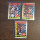 Michael Jordan McDonald's Cards 1990 Lot (3) Chest Pass Drive Speed Dribble