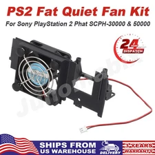 For Sony PlayStation 2 Fat / phat SCPH-30000 50000 Quiet Cooling Fan Upgrade Kit