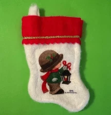 Vintage Ruth Morehead Mini Christmas Stocking