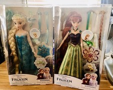 Disney Frozen Elsa and Anna Hair Play Dolls A...