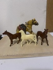 vintage plastic toy horses lot