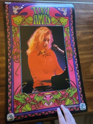 Tori Amos Autograph Signed Poster Bob Masse 6/300 Art Nouveau 2000 14x24 Rare