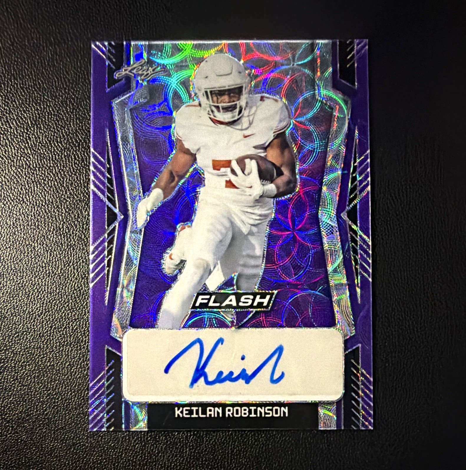 Leaf 2022 Flash Keilan Robinson Auto Rookie #BA-KR1 Purple Kaleidoscope /15