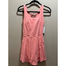 NWT JoyLab Active Dress Size Small Coral Pink Athletic Fit Flare Tennis