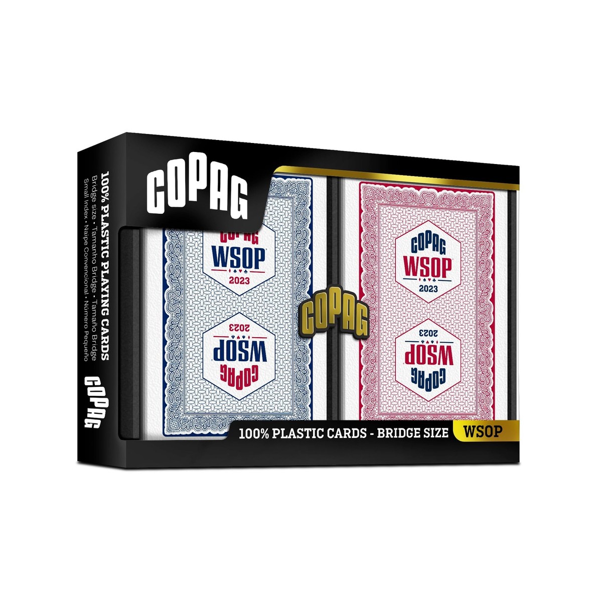 2023 WSOP World Series of Poker 100% Plastic Playing Cards, Bridge