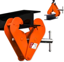 Vertical Beam Clamp - 6600Lbs/3 Ton Capacity, 3.9-11.81Inch Opening Range Heavy