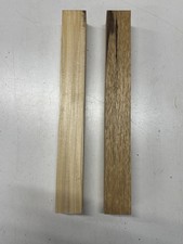 2 Pcs, White Limba + Poplar Turning Wood Blank 16" x 2" x 2" DIY Woodworking#20