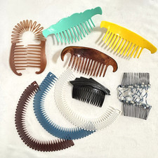 Vintage 90s Hair Banana Combs Clips Plastic Barrettes Y2K Retro Lot