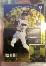 1998 Donruss Preferred - Field Box Todd Helton #140 Die-Cut Preferred Seating