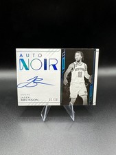 Jalen Brunson /10 Auto Noir 2022-23 Black and White ANB-JBR Autograph Knicks NBA