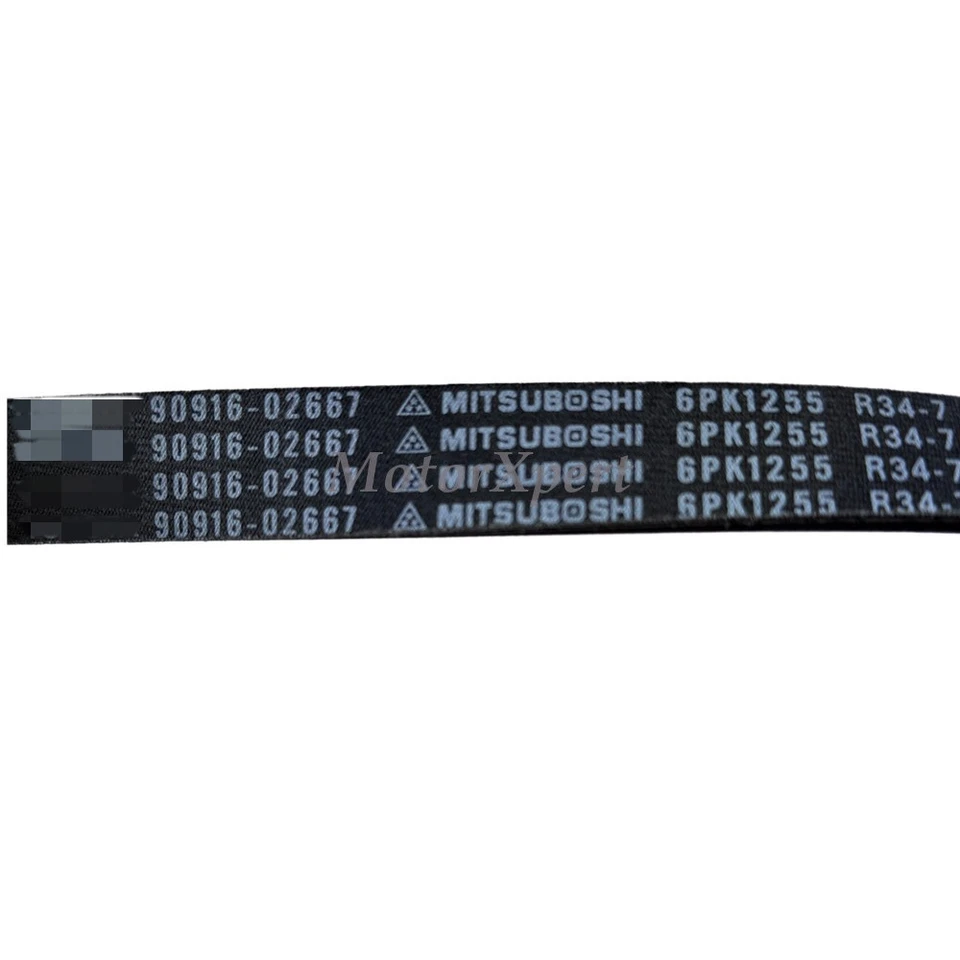 90916A2021 OEM MITSUBOSHI Multi V-Belt for 2022-2023 LEXUS NX350 RX350 2.5L - Image 3 of 4
