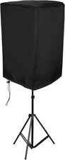 15 Inch Outdoor Speaker Cover - Upright Protective Cover, Black