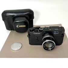 Canon P 35mm Rangefinder camera Factory Original Black Paint  Exceptional 