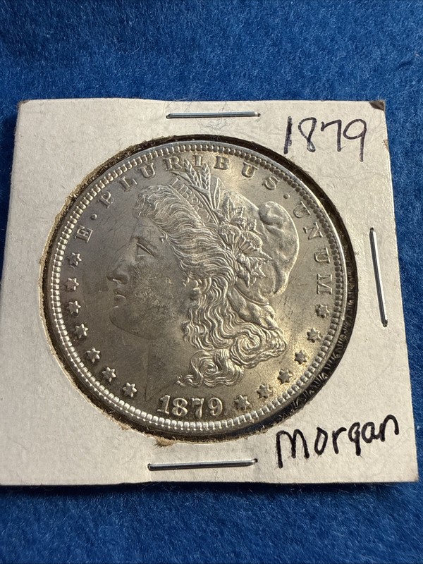1879 Morgan Silver Dollar Coin 