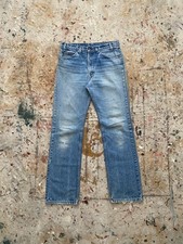Vintage Levi's 517 Orange Tab Bootcut Blue Jeans Men s Medium Wash