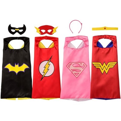 Girls' Superhero Cape and Accessory Set