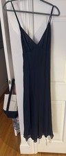 NWT Reformation Midnight Navy Midi Dress. Size 12.