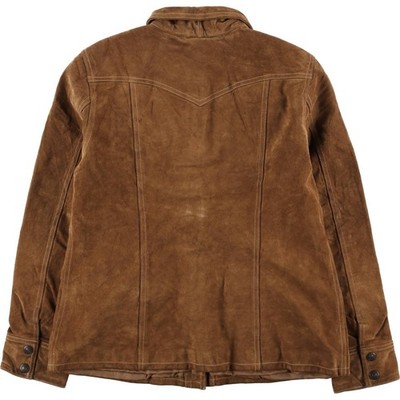 Vintage 90'S GAP Old Gap Suede Leather Jacket Women's Size L