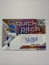 2021 Panini Mosaic - Quick Pitch Autographs Jordan Yamamoto #QPA-JY (AU)