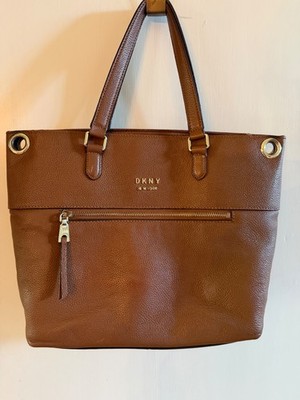 DKNY Brown Leather Handbag