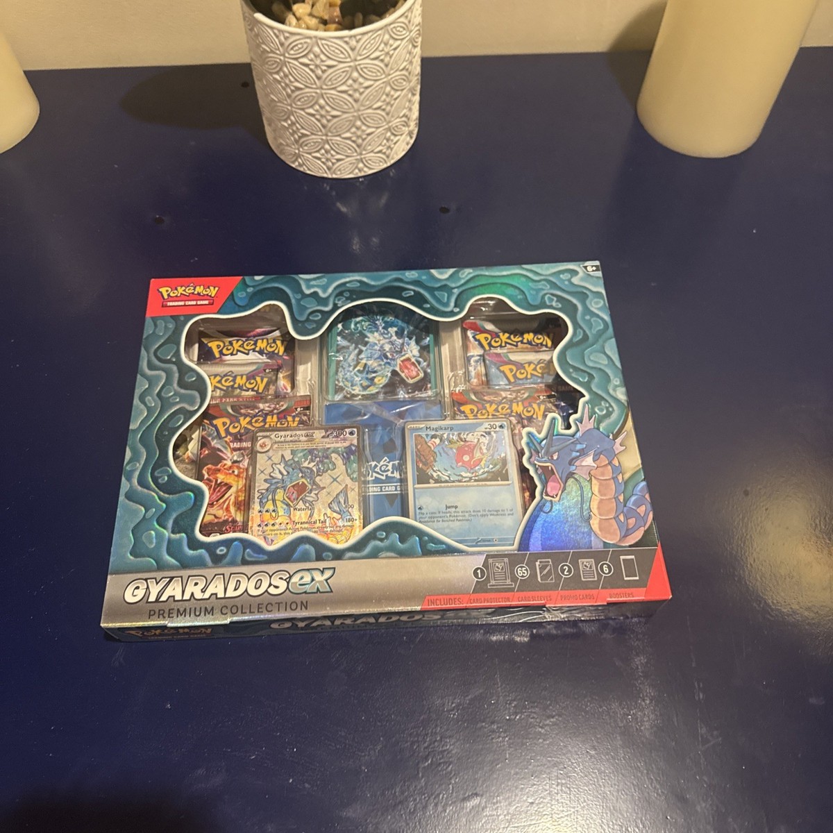 pokemon trading card game gyarados ex premium collection Amazon.com: Pokmon Gyarados EX Premium Collection Box main image 1