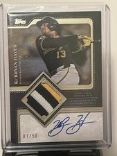 2025 Topps Update KE'BRYAN HAYES FLAGSHIP AUTO PATCH 01/50 #TFAP2-KH