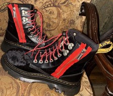 Dr Martens Boots Tarik X Atoms Velvet Unisex Uk 6 Men’s 7 Womens 8 Rare!!!