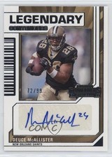 2023 Panini Contenders Legendary 72/99 Deuce McAllister #LCA-DMC Auto 1u6