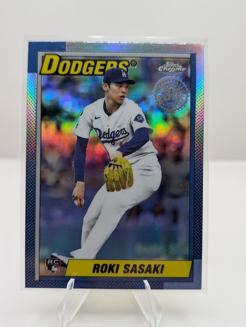 Roki Sasaki 2025 Topps Topps Chrome