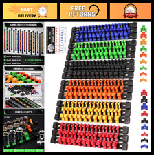 18-piece Socket Organizer Set - 14 38 12 Drive Clip Holder For Tool Box