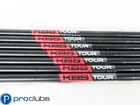 NEW KBS TOUR CUSTOM SERIES "BLACK MATTE" 120G STIFF FLEX STEEL IRON SHAFTS 4-PW