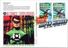 Dr Jim Stamps Fdc Panda Cachets 4X6 Card Dc Super Heroes Green Lantern