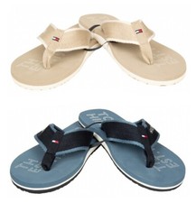 Flip-Flops für Herren TOMMY HILFIGER Strandbad-Hausschuh mit Spitze aus Beachwea
