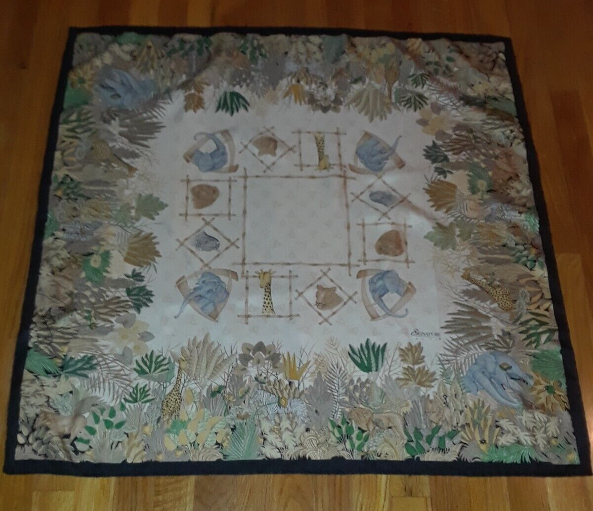 Echo Safari Animals Silk Scarf 34