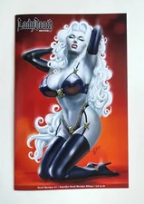 LADY DEATH MASTERS #1 DAVID HARRIGAN (NM) Swornfest LE 99 wCOA RARE! La Muerta