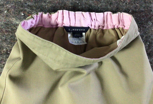 2 Land's End Girls School Uniform Skirts Navy Blue Tan Size 6 - Picture 3 of 22