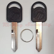 2 New Original OEM Non-Transponder Ignition Keys For Mercury Vehicles With Logo
