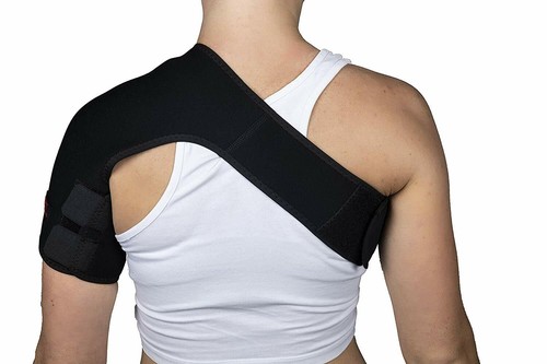 PRO 11 Adjustable Shoulder Support Compression Neoprene Strap Pain Injury Relief - Picture 8 of 8