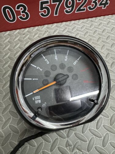 MINI R55 R56 R57 R60/JCW Anthracite Rev Counter Petrol 9325822 Black Chrome - Picture 4 of 4