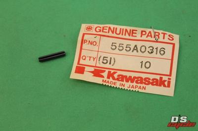 NOS Kawasaki OEM Pin Spring 3X16 ZX1000 06-10 ZX600 07-12 555A0316