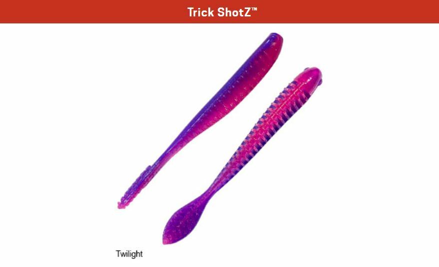 ZMan Trick ShotZ 4.2" Twilight Zman Soft Plastic Baits 5 per pack