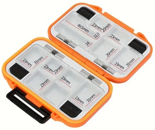 1x Fishing Lure Bait Tackle 2 Layer Storage Box Case Waterproof Compartments NEW - Picture 76 of 150