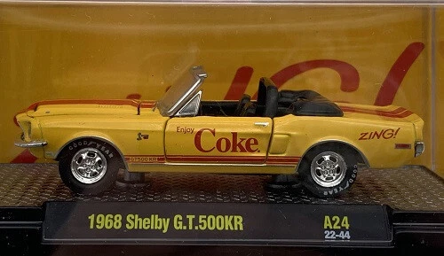 Shelby GT 500KR Coca-Cola Maßstab 1:64 M2 Limitiert 8.750 Stück Vitrinenbox NEU - Bild 2 von 4