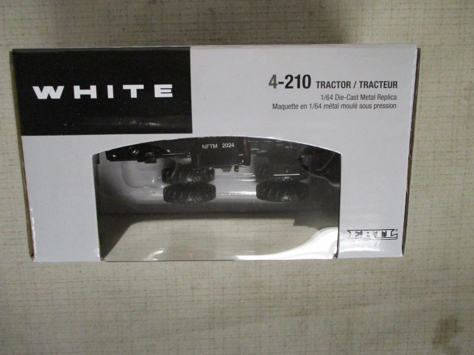 Chase Unit White Equipment 4-210 4WD Toy Tractor "2024 NFTM Edition" 1/64 Scale - Image 3 of 4